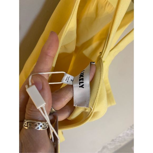 Likely NWT Arcadia Cut-out Bodycon Yellow Dress Size 2, MSRP $188 - Picture 5 of 14